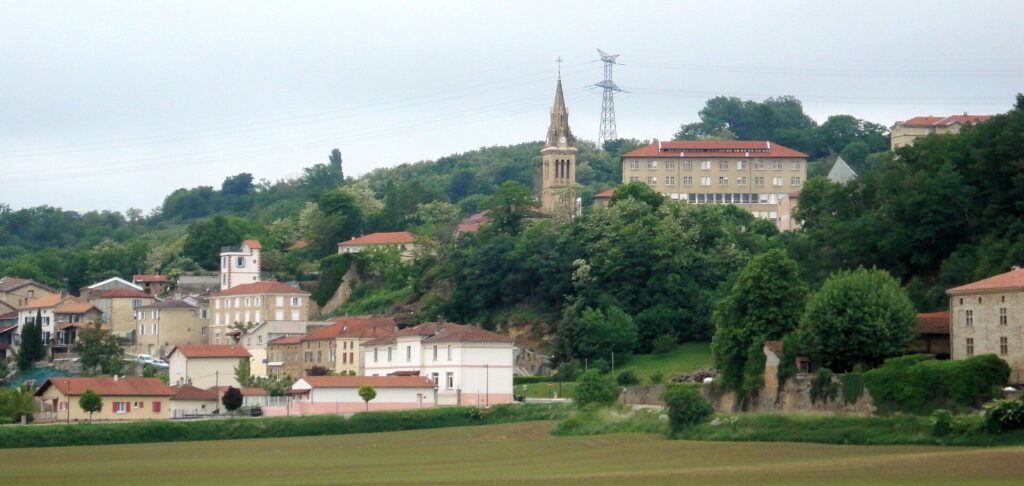 Vue de Châteauneuf-de-Galaure