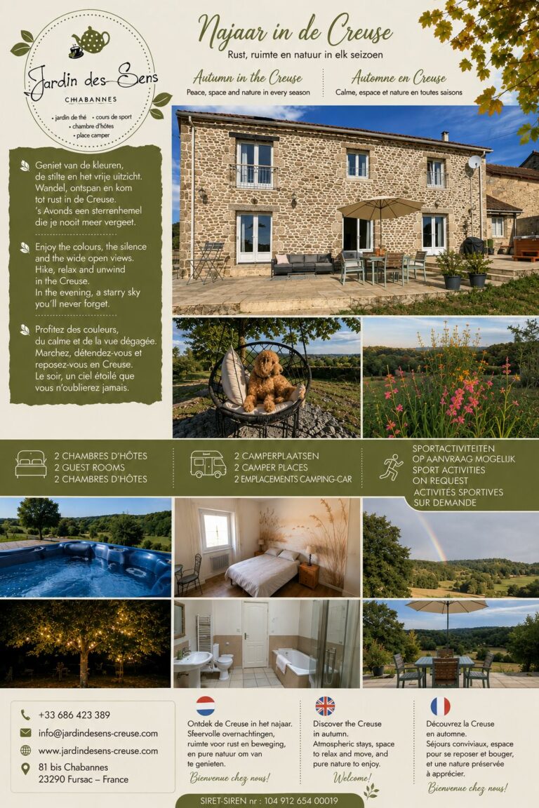Chambre d'Hôtes Jardin des Sens Chabannes