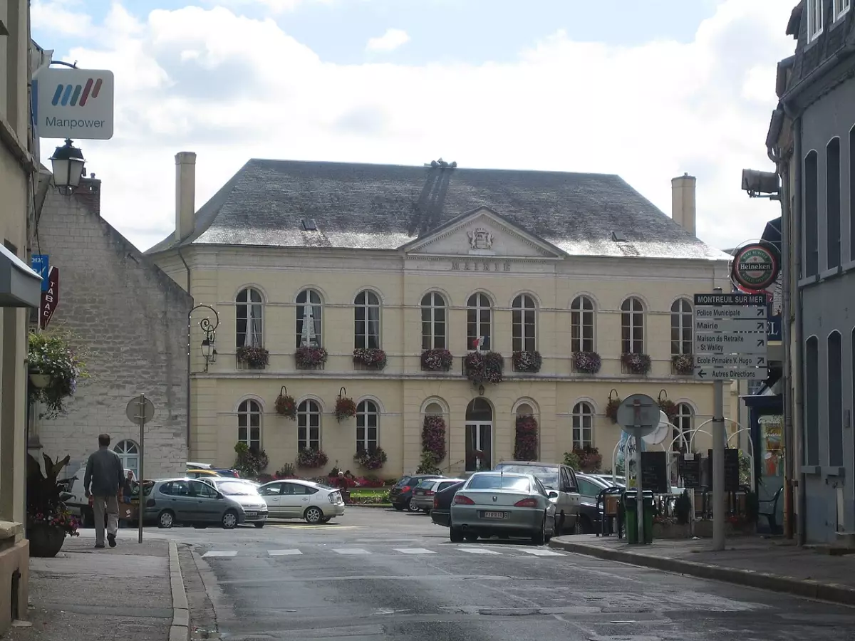 Vue de Montreuil-sur-Mer