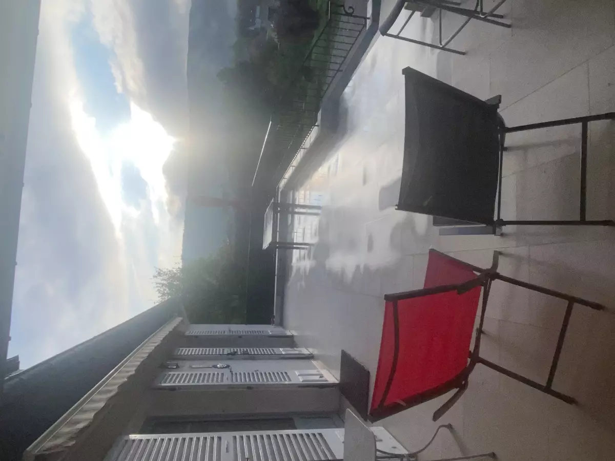lever de soleil après la pluie