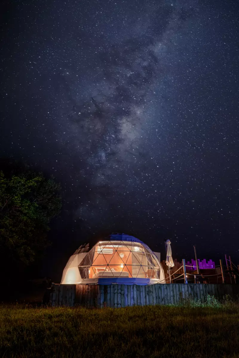 nuit etoilé dome